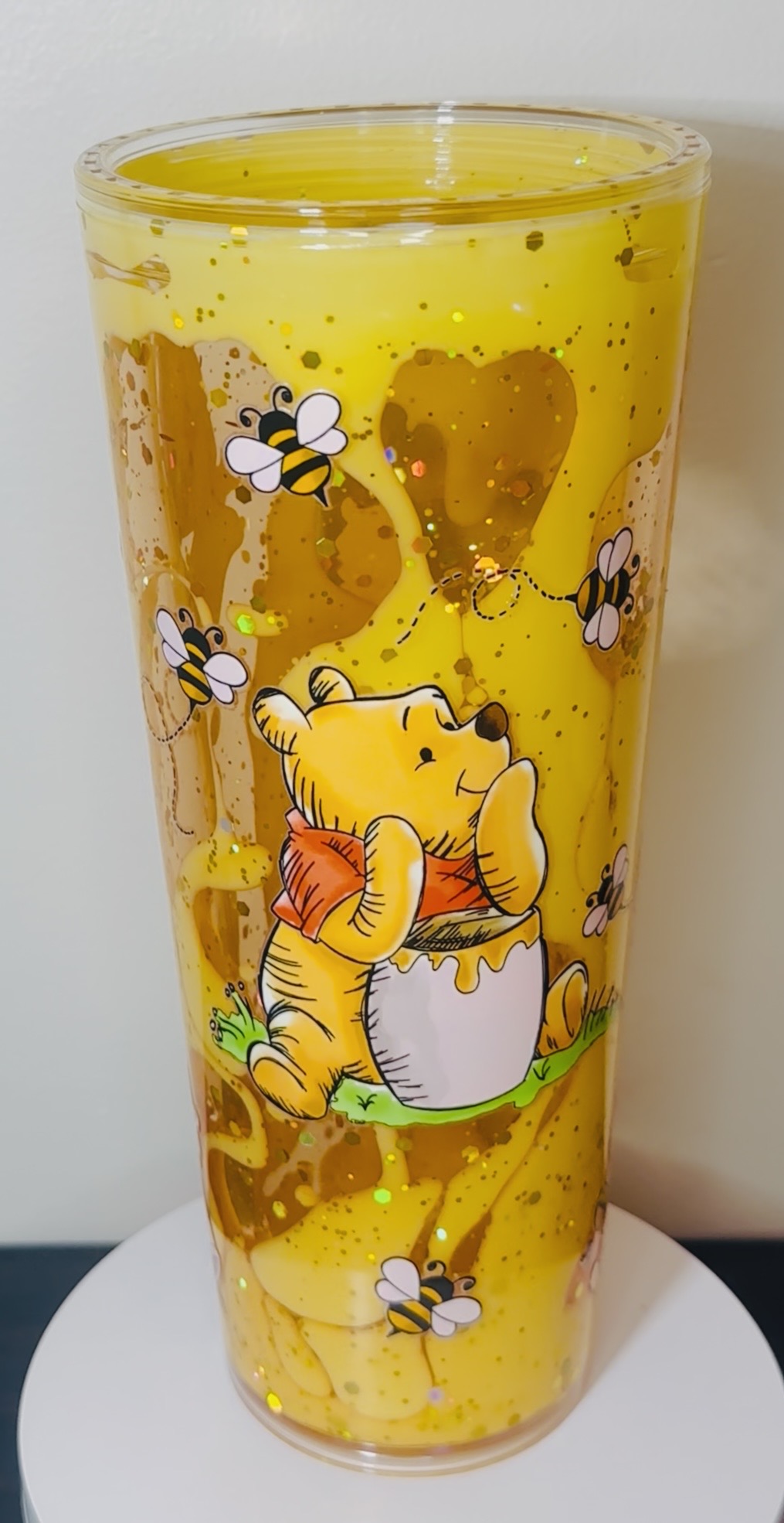 Winnie the Pooh Lava Snow Globe Tumbler 24oz